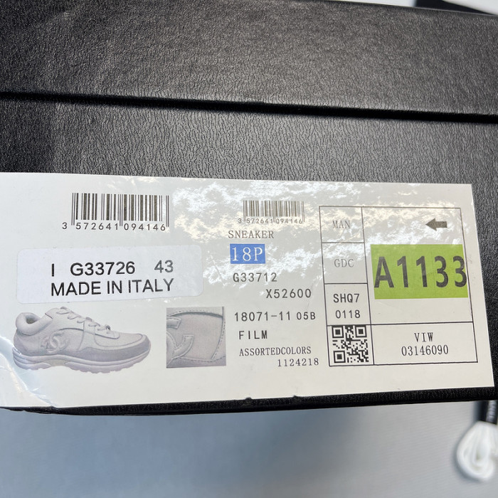 CN CC LOGO SNEAKER WHITE (REFLECTIVE)