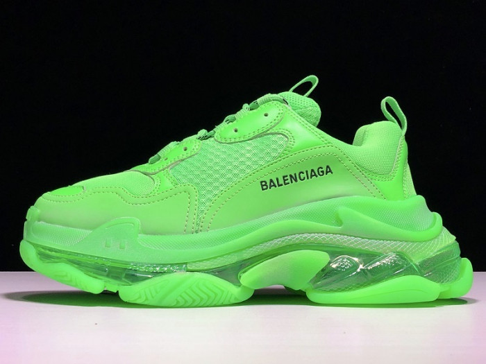 bl triple s ''clear sole'' trainer green h903p052