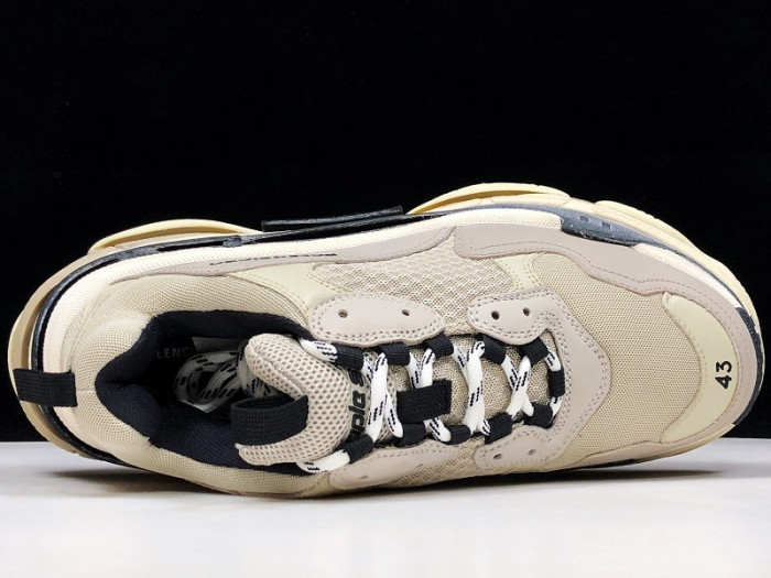 bl triple-s sneakers cream h903p056
