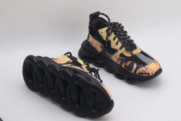 vse chain reaction black sneaker