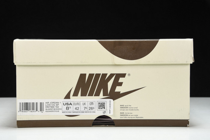 travis scott x air jordan 1 low og reverse mocha dm7866-162