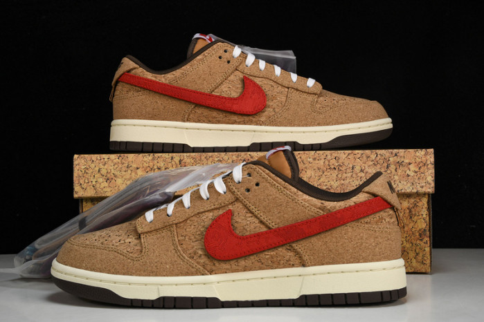 nike dunk low sp clot cork fn0317-121