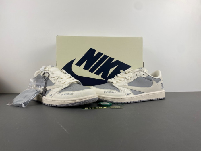 B_URBRRY x Travis Scott x Nike Air Jordan 1 Low Nike BB6588-315