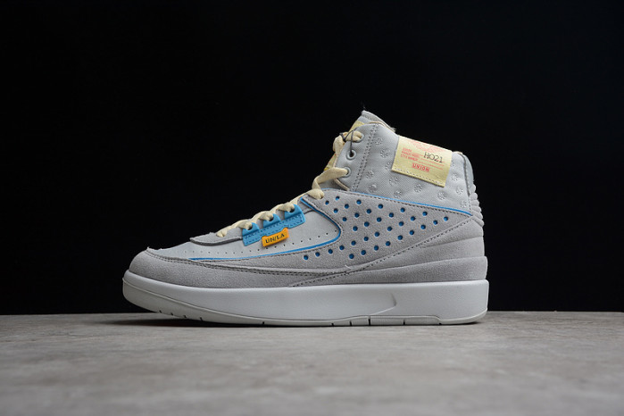 union la x air jordan 2 "grey fog" dn3802-001