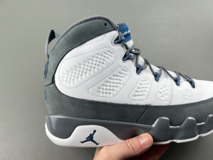 Air Jordan 9 “Flint Grey”Color: White/French Blue-Flint Grey HV4794-100