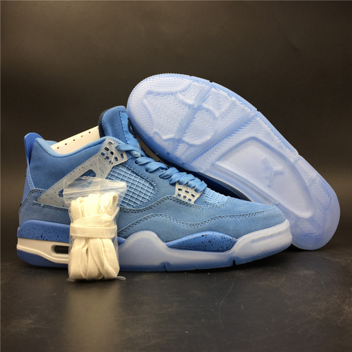 air jordan 4 retro unc 2019 pe sky blue aj4 1032070