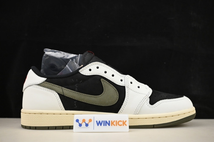 travis scott x air jordan 1 low og olive dz4137-106