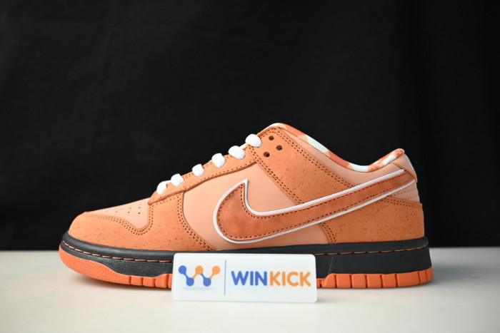 concepts x nike sb dunk low “orange lobster” fd8776-800