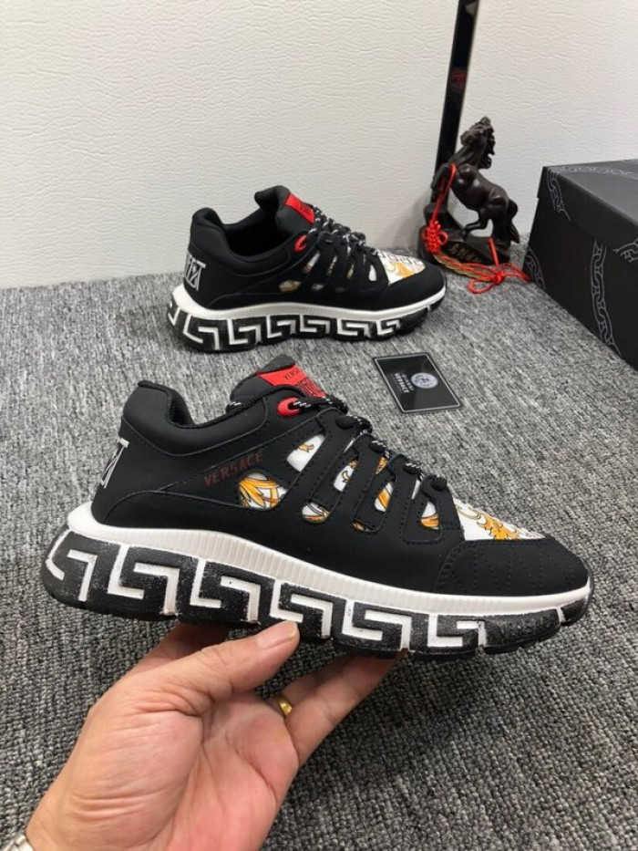 vse chain reaction black sneaker