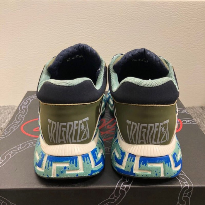 vse chain reaction blue sneaker