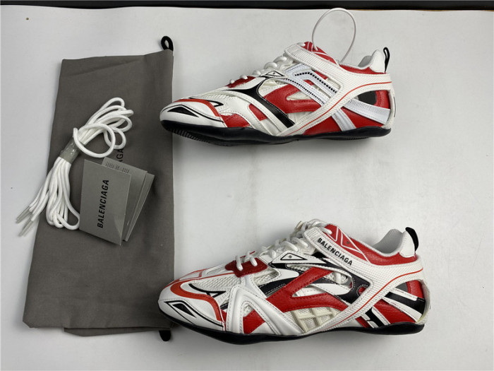 bl drive sneaker white red a111704