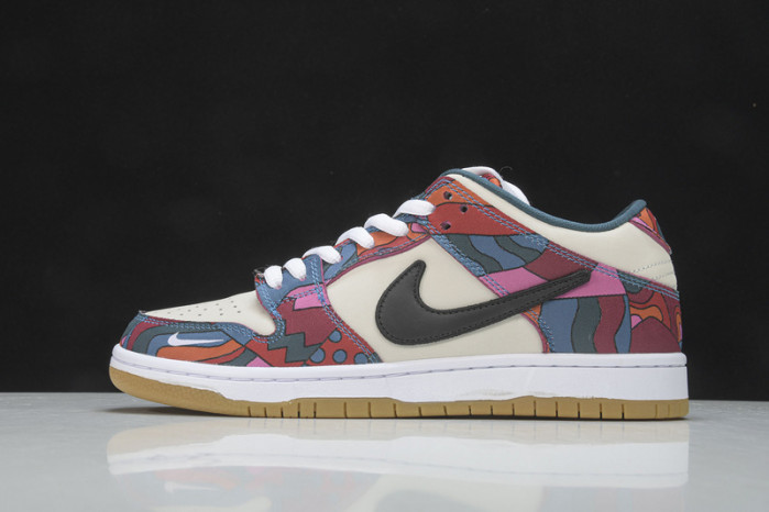nike sb dunk low pro parra abstract art (2021) - dh7695-600